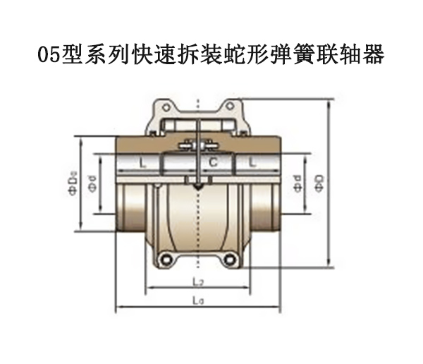 T05型系列快速拆裝蛇形彈簧聯(lián)軸器