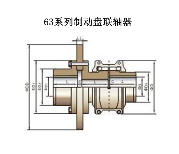 T63系列制動盤聯(lián)軸器